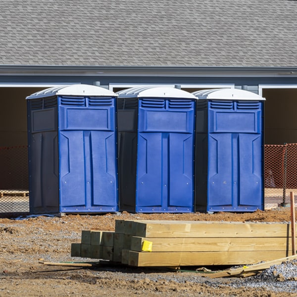 what is the cost difference between standard and deluxe porta potty rentals in Nutter Fort WV